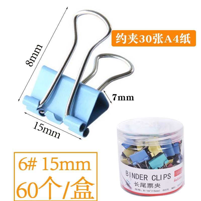 Kẹp Càng Cua Đuôi Dài Bằng Kim Loại Nhiều Màu Sắc