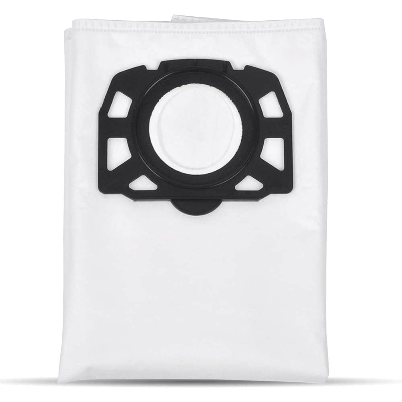 Set 12 Túi Đựng Máy Hút Bụi + 1 Tấm Lọc Phẳng Đa Năng Cho karcher wd4 wd5 Và wd6