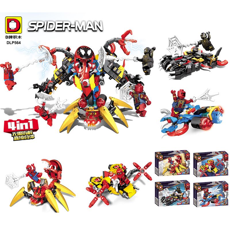Tương Thích Với Lego Spider-Man Vs. Venom Mech Iron Man 3 Anti-Hulk Lắp Ráp Khối Đồ Chơi Cho Bé Trai