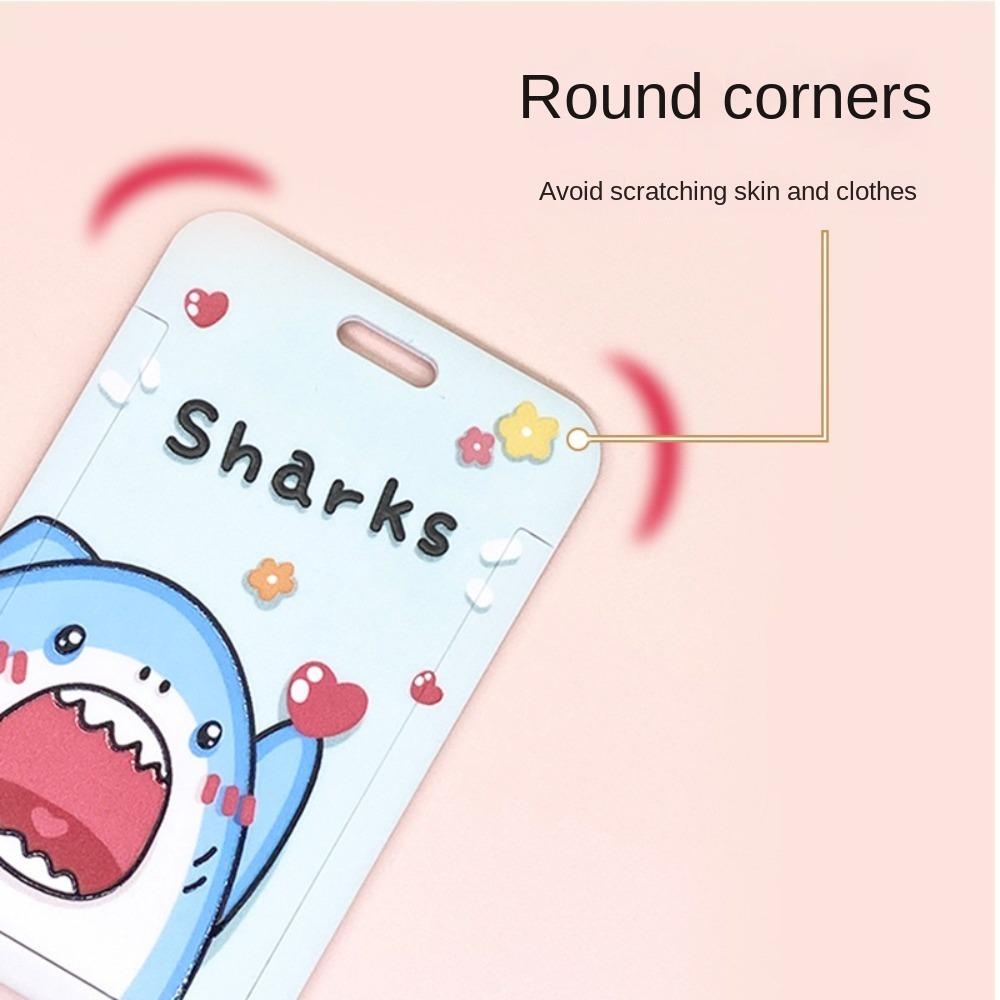 UUMIR Thẻ Bao Đựng Thẻ id / id Dáng Dài Có Dây Đeo Cổ Họa Tiết Đáng Yêu