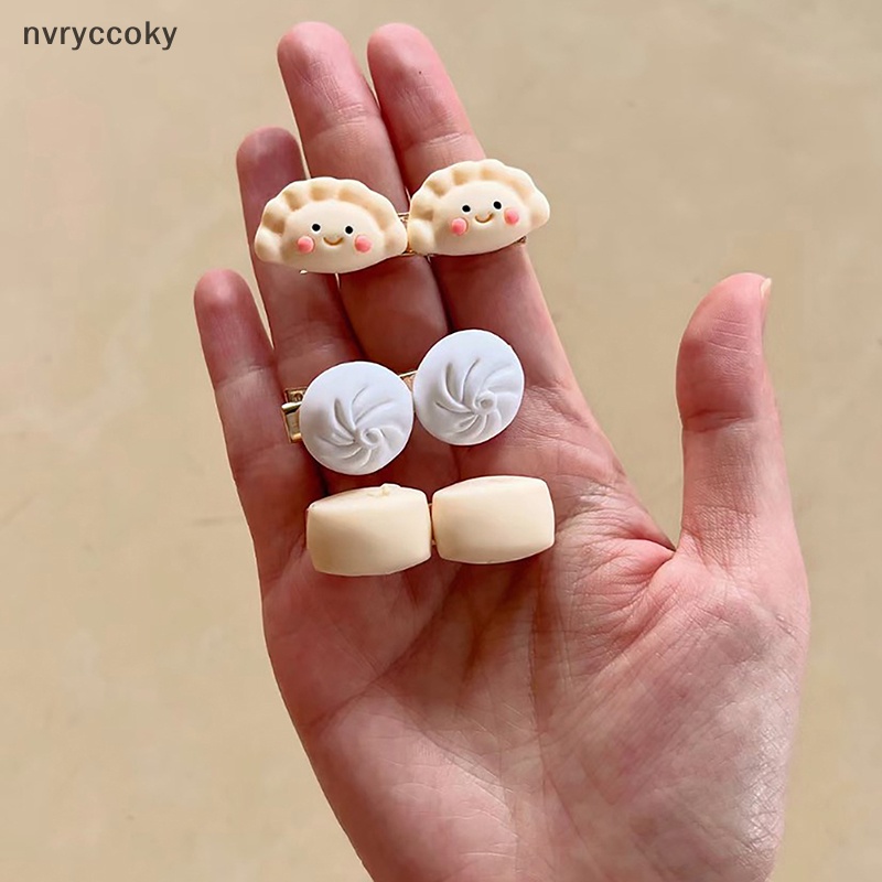 Kẹp Tóc bb Hình Bánh Bao Hấp Nhỏ Nhắn Dễ Thương Phong Cách Hàn Quốc Cho Nữ vn