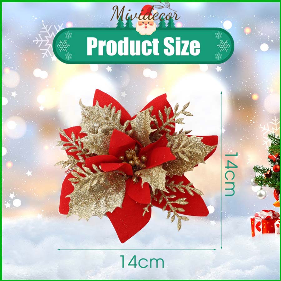 Phụ kiện trang trí cây thông Noel  Tết trang trí set oản bánh kẹo hoa trạng kép