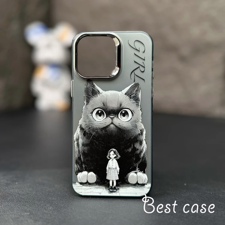 Ốp Điện Thoại Họa Tiết Cô Gái / Chàng Trai Dễ Thương Dành Cho iphone 11 12 13 14 15 pro max