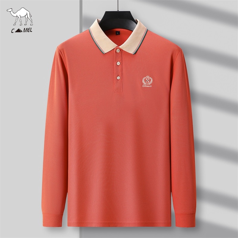 Áo polo Dài Tay 100% cotton Thời Trang Mùa Thu Dành Cho Nam