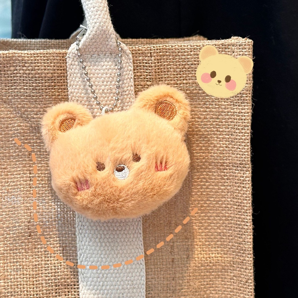 Móc Khóa Búp Bê Nhồi Bông mini Dễ Thương