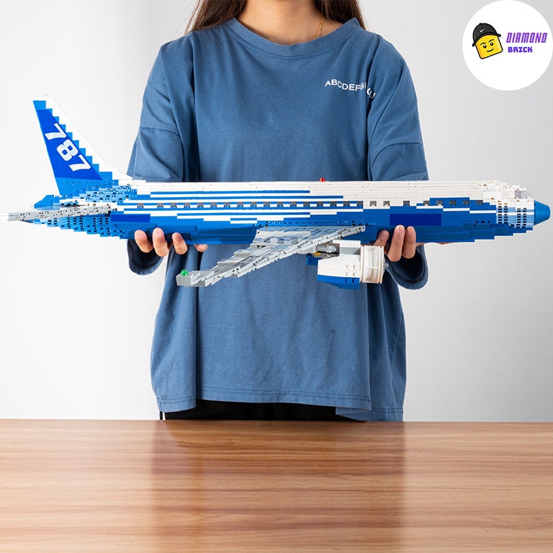 Đồ Chơi Lắp Ráp Kiểu LEGO Mô Hình Máy Bay Boeing 787 Dreamliner Vietnam