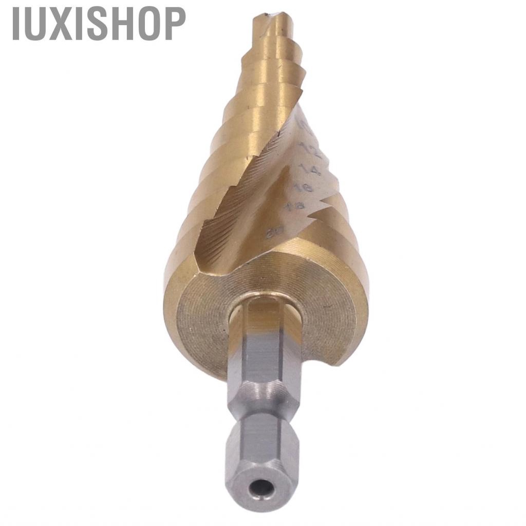 Iuxishop Step Drill Bit 4‑20mm Cone Drilling with Hex Shank for 2mm Thin Iron Copper Aluminum