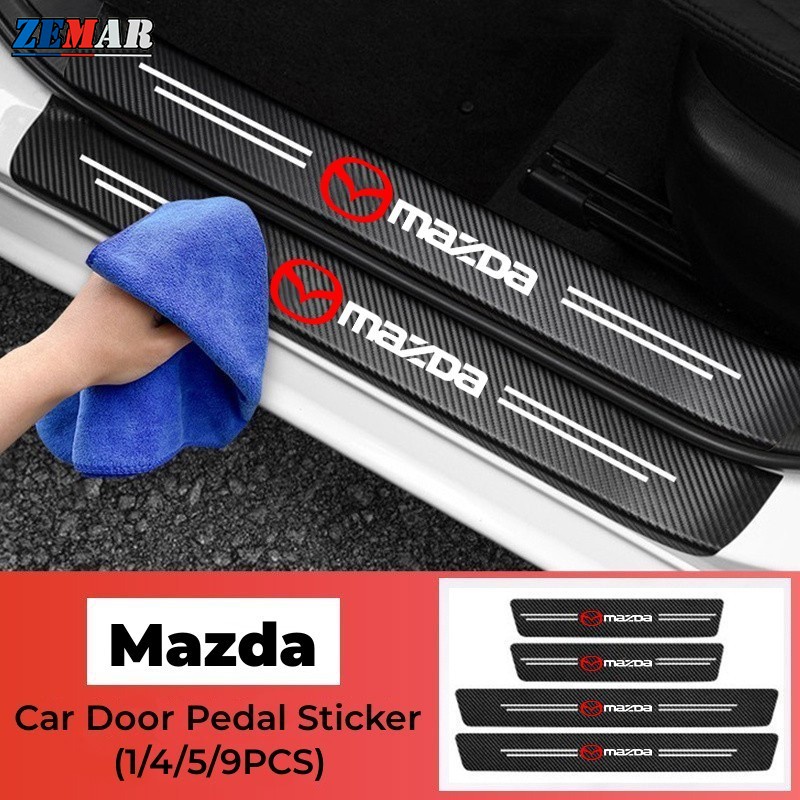 Miếng Dán Sợi carbon Chống Trầy Cho Cửa Xe Hơi mazda 2 3 cx5 cx30 cx8 cx3 mazda2 6 5 cx9 bt50