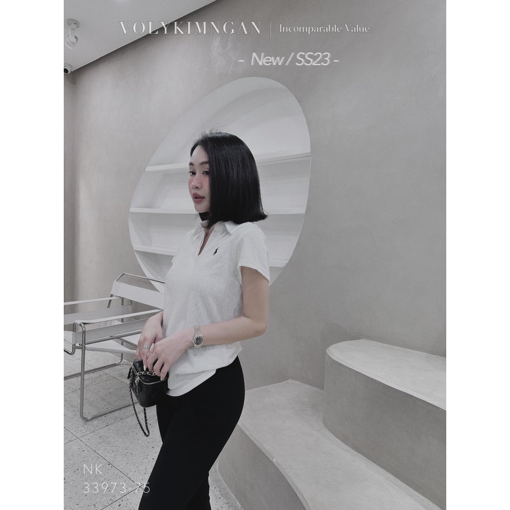 Áo polo giấy lau.ren lo.uis