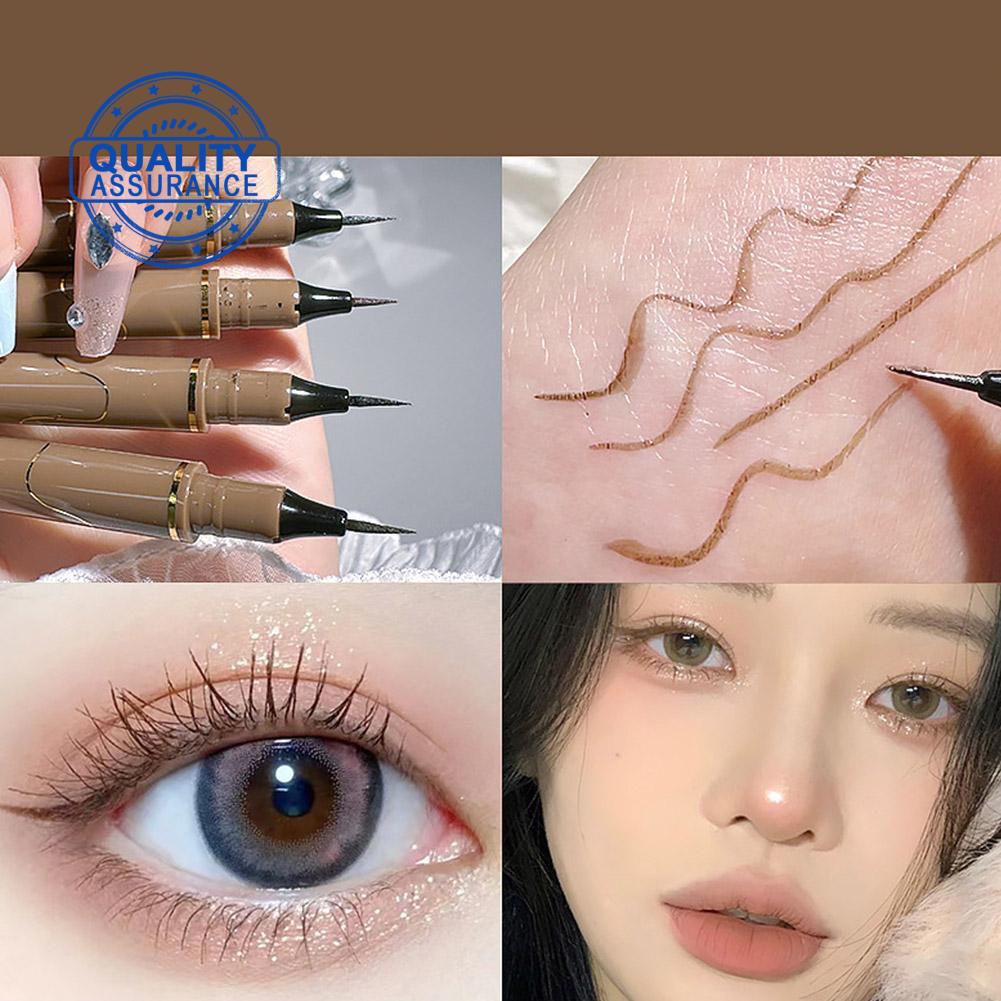 Bút Kẻ Mắt Siêu Mịn Màu Nâu Và Đen Kháng Nước Lâu Trôi Nhanh Khô x5t8