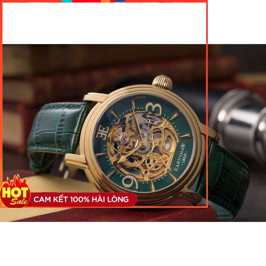 Đồng hồ nam chính hãng Thomas Earnshaw Automatic ES-8011-09 - Máy cơ tự động - Kính cứng