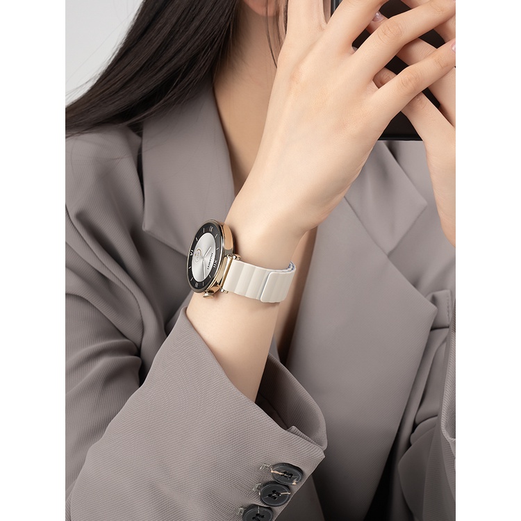 Silicone Dây Đeo Silicon Từ Tính Cho Đồng Hồ Thể Thao Thông Minh huawei gt 4 41mm 46mm gt 2 3 pro