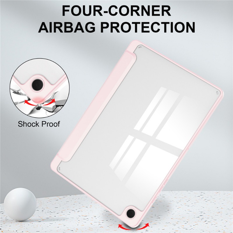 Bao Da Máy Tính Bảng pu Nắp Gập Thông Minh Có Ngăn Đựng Bút Cho samsung galaxy tab a9 + 11.0 sm-P210 Smx216B sm-J218U Giá Đỡ