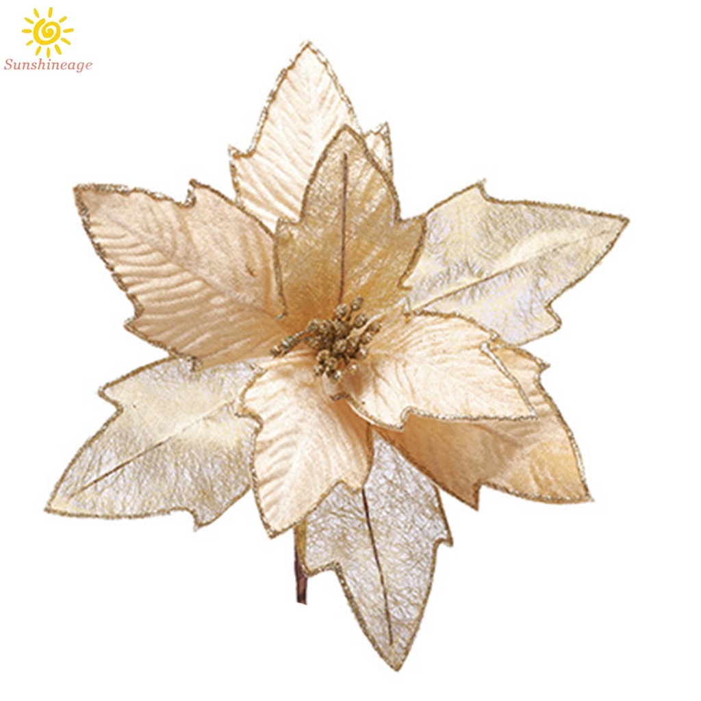 Hoa Treo Trang Trí Giáng Sinh Lấp Lánh 30cm Mới Và Chất Lượng Cao