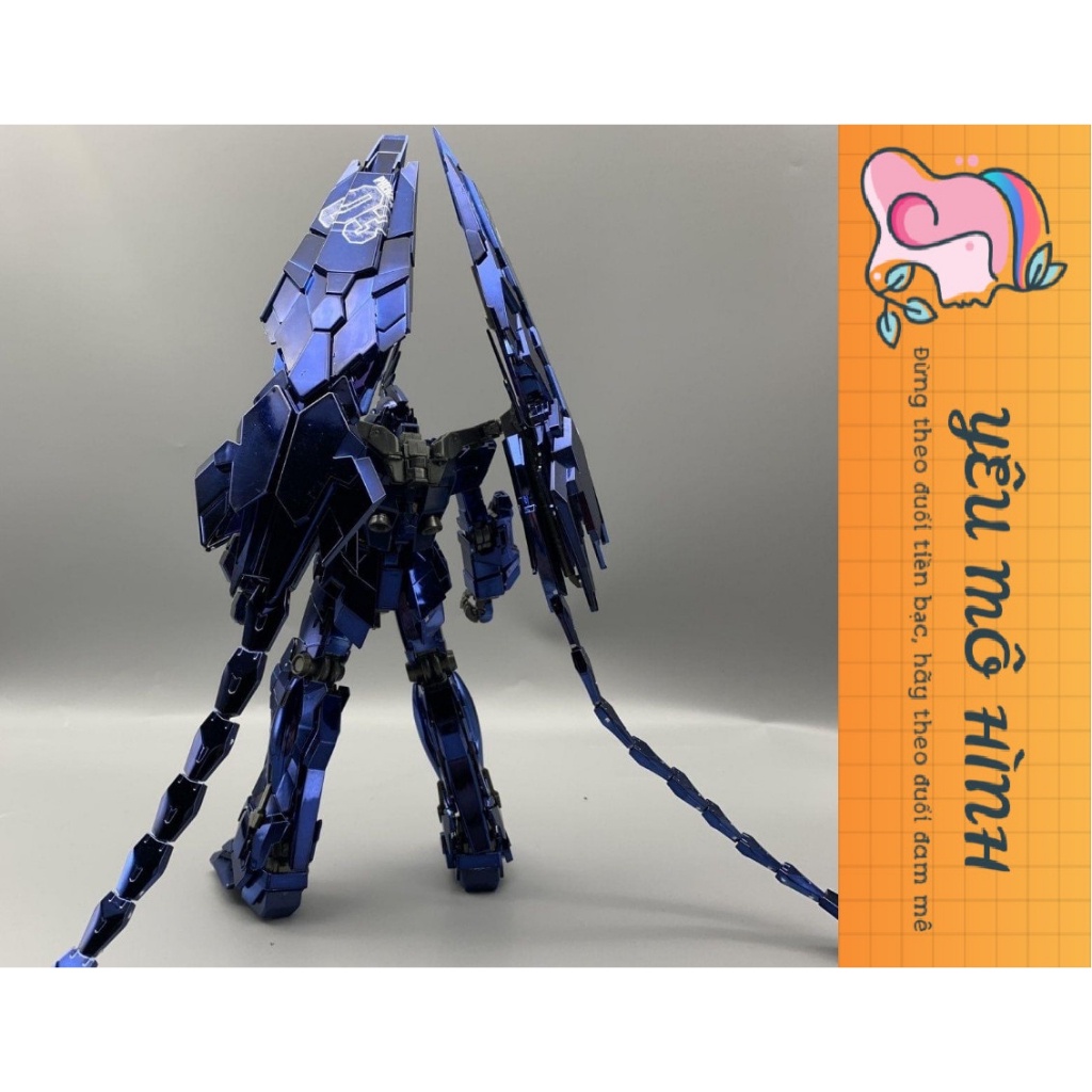 Gundam MG Unicorn Phenex Narrative Black Ver. + MG Phenex Shield Tails Parts Tặng kèm Decal nườcTặng ô