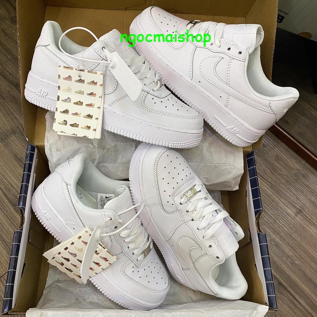 𝐒𝐀𝐋𝐄 ĐẬ𝐌 ] ✅🌺]Giày_thể thao AF1 Trắng full , Giày SNEAKER trắng full nam nữ siêu hot 2023 dễ phối đồ