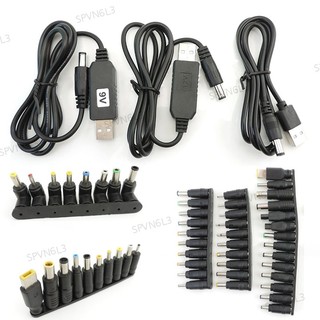 Dc dây cáp chuyển đổi nguồn usb 5v sang 9v 8.6v 12v 12.6v 5.5x2.1mm