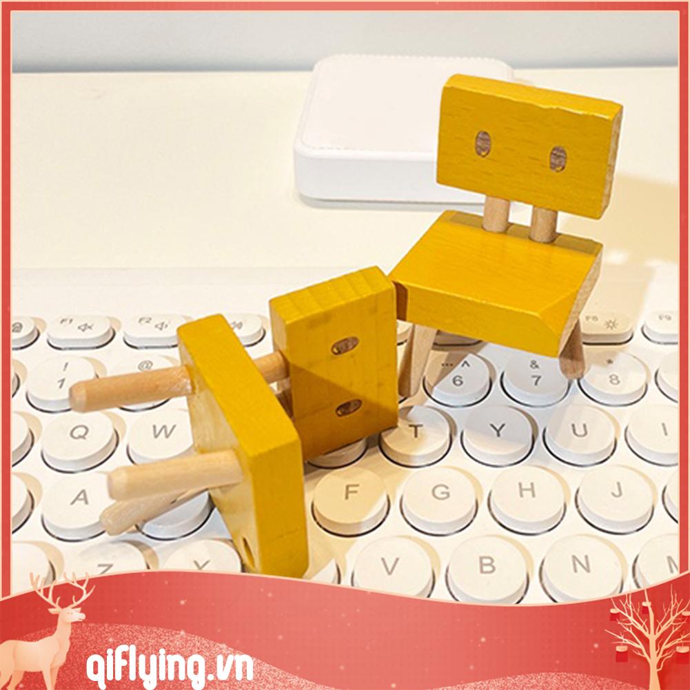 Ghế Hoạt Hình suzume Bằng Gỗ Thân Thiện Với Môi Trường Để Bàn Trang Trí