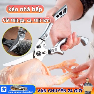 Kéo nhà bếp, Kéo cắt gà kéo làm bếp nội địa nhật đa năng siêu chắc, Kéo Cắt Xương Gà Kapusi Nội Địa Nhật Bản Cao Cấp