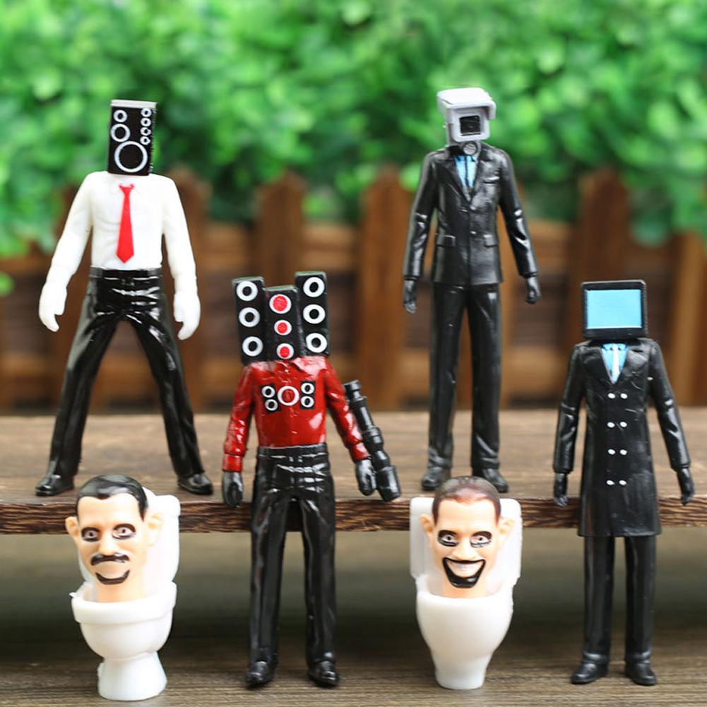 Skibidi Mô Hình Nhân Vật Trượt Tuyết g9v6 Trang Trí Nội Thất Xe Hơi