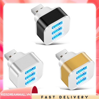 Bộ chia 3 cổng usb 2.0 hub có đèn led cho điện thoại