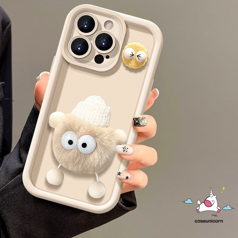 Hoạt Hình Ốp Điện Thoại Gắn Búp Bê 3d Cho iphone 7plus 11 15 14 12 13 pro max 7 8 15 6s 6 plus xr xs max x se 2020