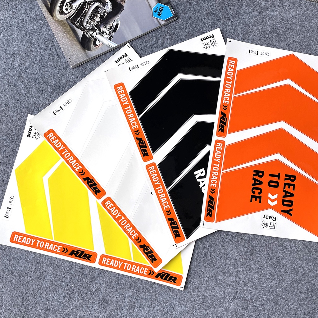Miếng Dán Trang Trí Viền Bánh Xe Mô Tô ktm 1290 super adventure duke 790
