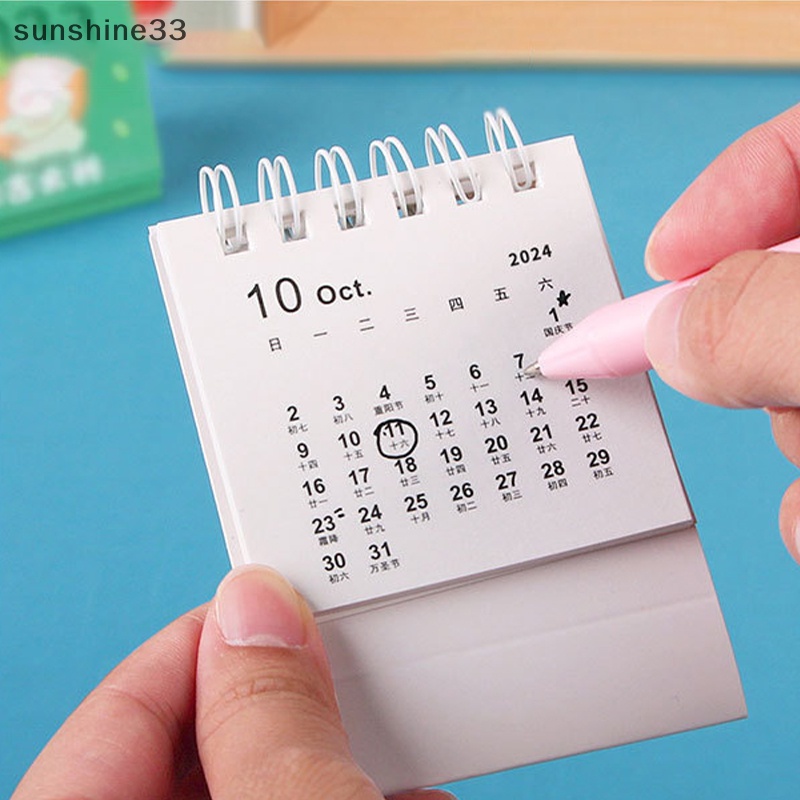 Lịch 2024 Để Bàn mini Dễ Thương Dùng Trang Trí Văn Phòng / Trường Học