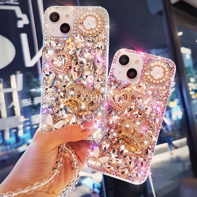 Vỏ Bao Da Điện Thoại Đính Đá Lấp Lánh Cho vivo y22 y22s y51 y51s y51a y31 y75 y52 y78 y78 + y36 y27 y73 2021 4g 5g Ốp