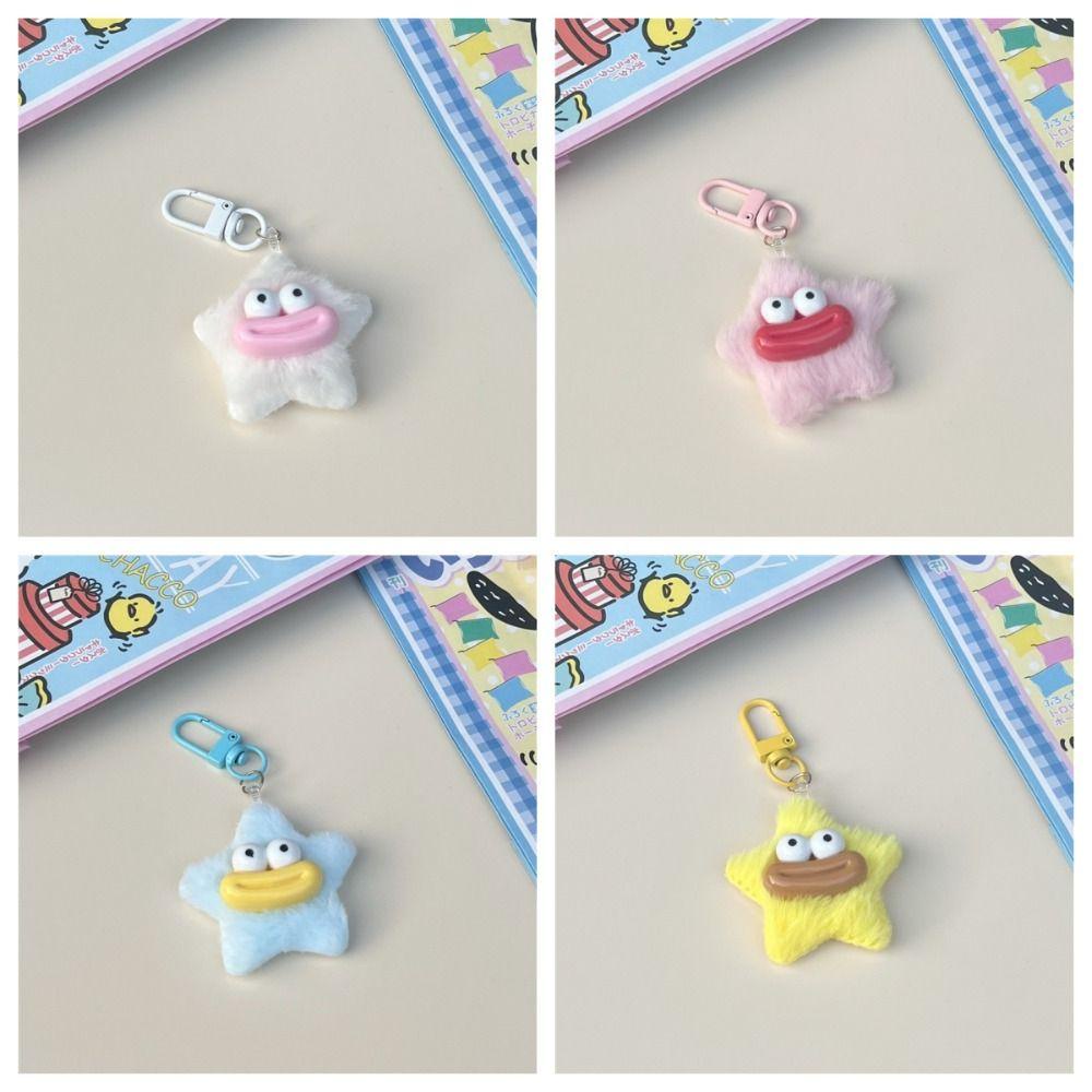 Mmluck Móc Khóa Hình Ngôi Sao Nhồi Bông mini Vui Nhộn Thời Trang