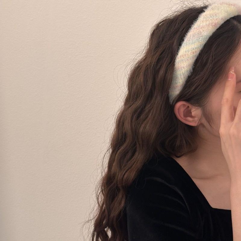 Mềm Băng Đô Vải Lông Nhiều Màu Thời Trang Mùa Đông Cho Nữ