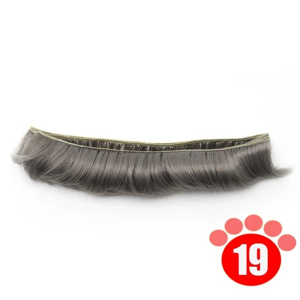 Bộ Tóc Giả Ngắn Kiểu Tua Rua Chịu Nhiệt Cao Tự Nhiên Cho Búp Bê bjd / sd 5x100cm