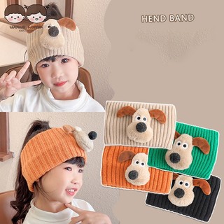Băng đô đan len xinh xắn cho bé gái