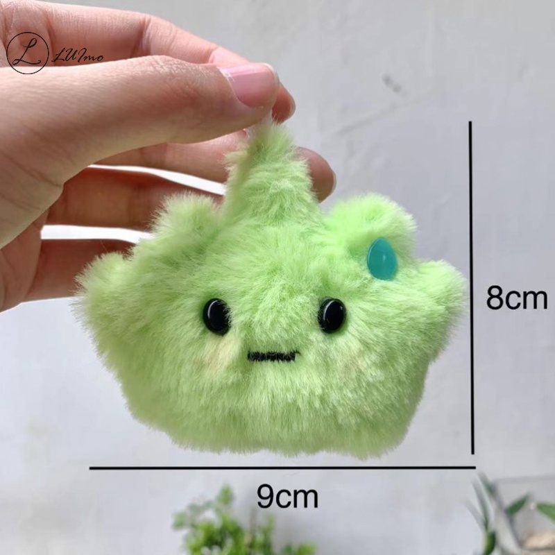 Luimo Móc Khóa Hình Cỏ Xanh Lá Nhồi Bông Dễ Thương Sáng Tạo Cho Cặp Đôi