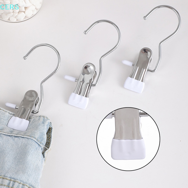 Set 10 Kẹp Inox Phơi Quần Áo / Khăn Tắm Đa Năng