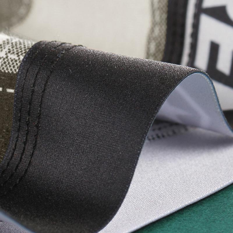 Ecmln Quần Lót boxer cotton Kẻ Sọc Ca Rô Thoáng Khí Cỡ xl-4xl Thời Trang Cho Nam