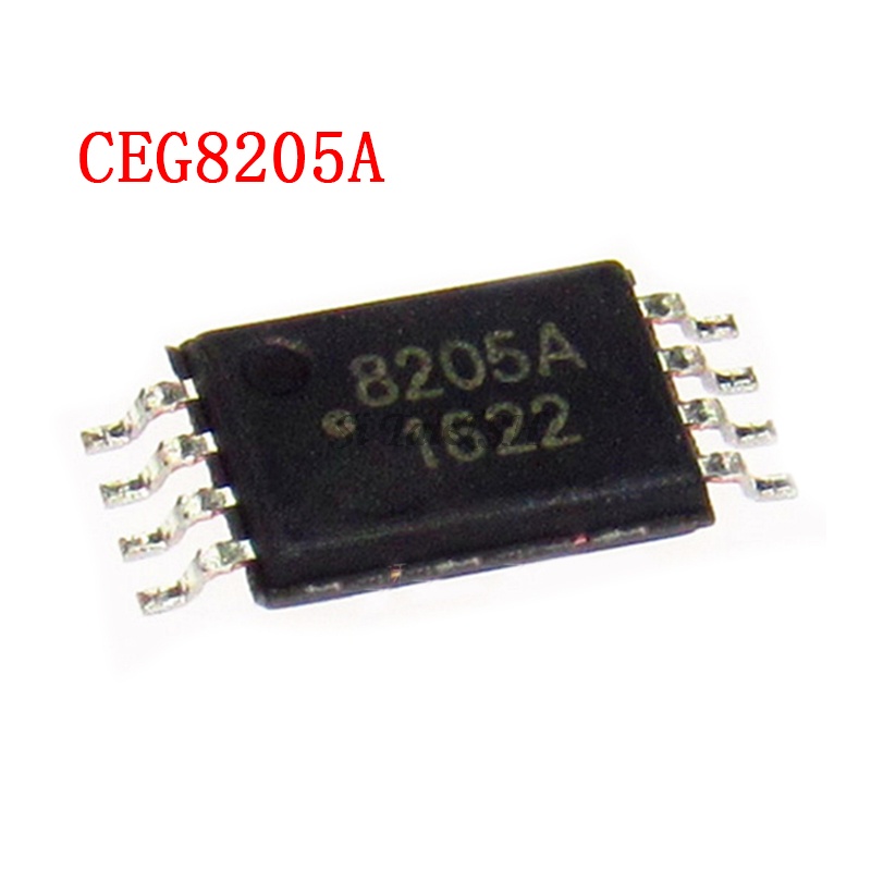 10 CÁI 8205A TSSOP8 CEG8205A TSSOP FS8205A STN8205A 8205 TSSOP-8 MSOP-8 SMD Chipset IC mới và nguyên