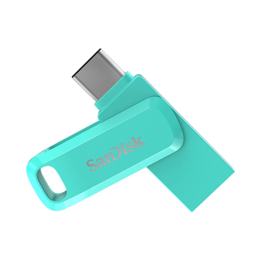 USB SANDISK 64GB USB TYPE C ULTRA DUAL DRIVE GO SDDDC3-064G-G46G MÀU XANH MINT