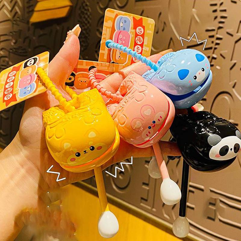 Móc Khóa Xe Hơi Hình Cá Gỗ Hoạt Hình Sáng Tạo Dễ Thương unisx
