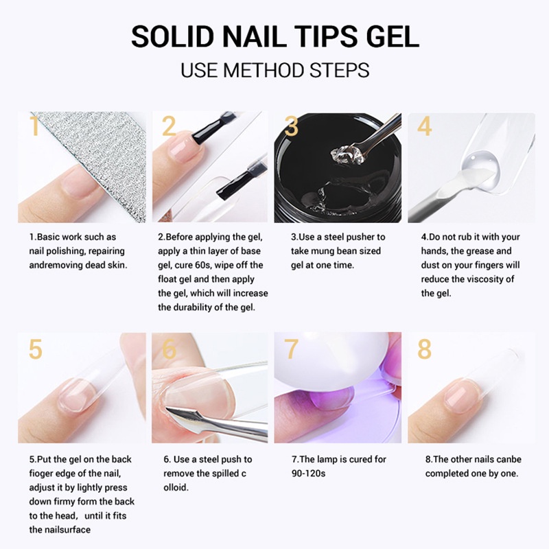 Lọ gel uv Sơn Móng Tay 10ml Khô Nhanh