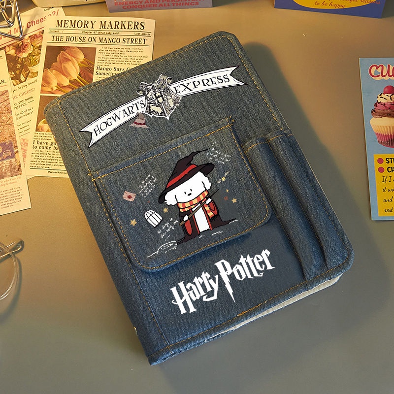 Sổ Tay Ghi Chú Hai Chiều Họa Tiết Chú Chó maltese Phong Cách harry potter Dễ Thương 1123hw