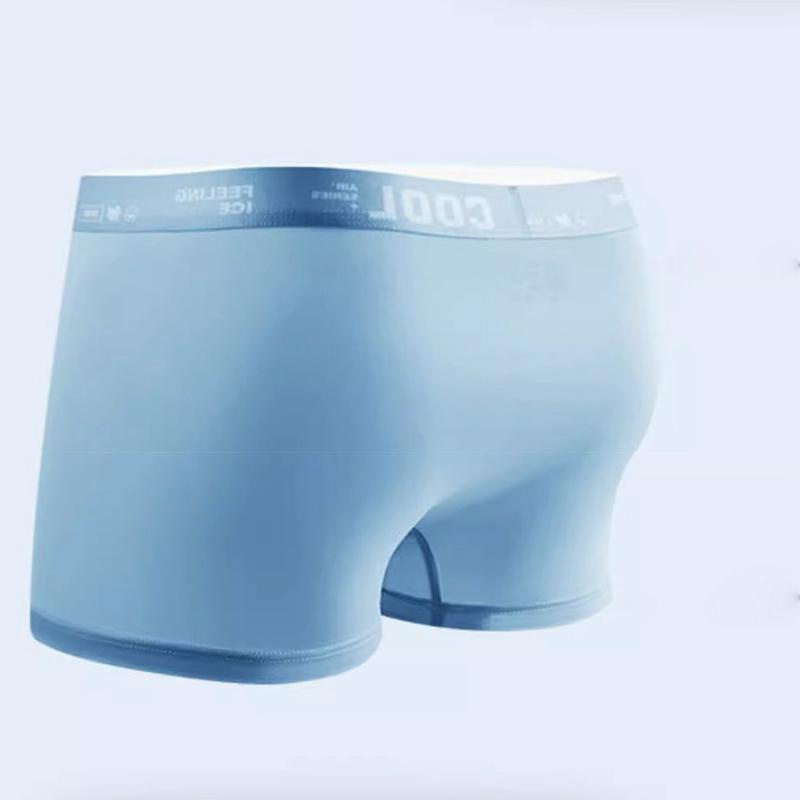 Ecmln Quần Lót boxer Vải Lụa Lạnh Nhanh Khô Thoáng Khí Thời Trang Nam Cao Cấp xl-3xl