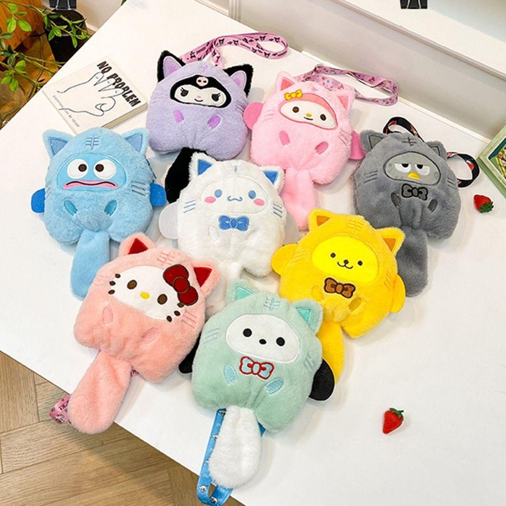 Ba Lô Đeo Vai Hình kuromi Nhồi Bông Cỡ Nhỏ Dễ Thương Cho Bé Trai