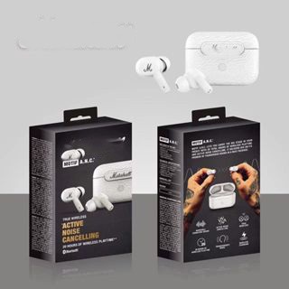 Marshall Tai Nghe Nhét Trong m4 bluetooth 5.0 Không Dây hifi Chống Thấm Nước Có mic