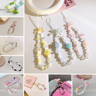 Dây Đeo Điện Thoại Đính Hạt Nhiều Màu Sắc Dễ Thương Phong Cách retro