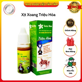 An xoang triệu hoà sổ mũi, viêm mũi dị ứng, viêm xoang lọ 10ml mẫu mới date 2024