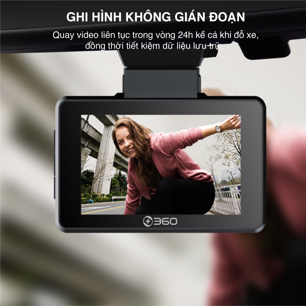 Bộ đôi camera hành trình Botslab G500H 360 Dash Cam | cam 3K+720P | tích hợp GPS | cảm biến G-Sensor | bảo hành 24 thá
