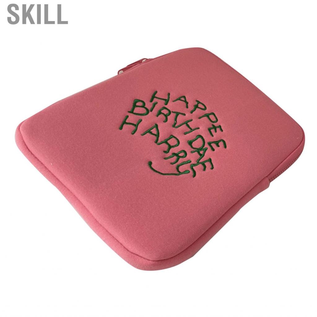 Skill Tablet Bag  Cartoon Style Soft Comfortable Pink Shatterproof Sleeve Case Light Weight for Peripherals