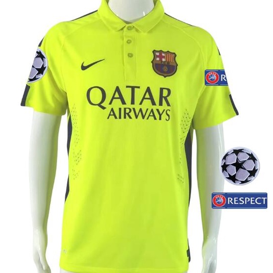 Áo Bóng Đá 14-15 barcelona Melissi Suarezneymar jr Cao Cấp Phong Cách vintage 14 / 15