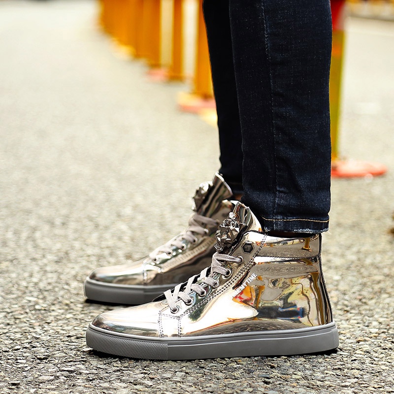 Giày Da Thể Thao Cổ Cao Cá TíNh Cho Nam